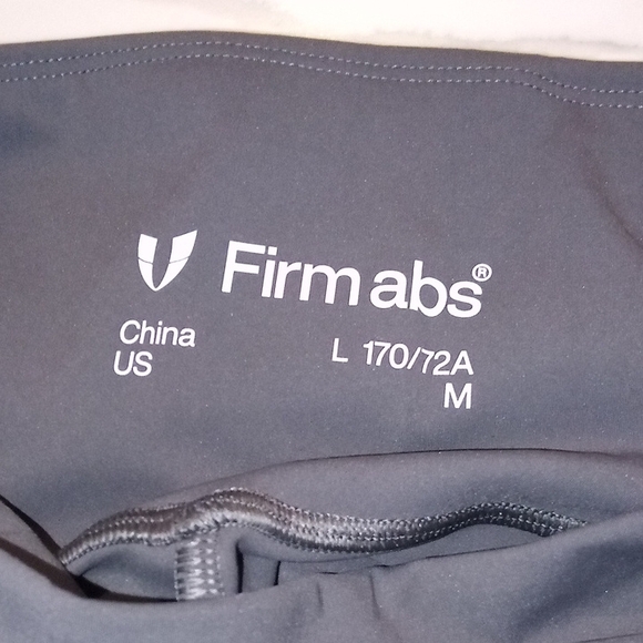 Grey Scrunch High Waist Leggings with Cargo Pockets Sz L - Picture 10 of 11